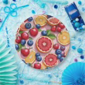 キュートフルーツテーマフルーツプレート ペーパープレート (パーティー)