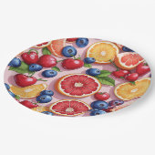 キュートフルーツテーマフルーツプレート ペーパープレート (アングル)