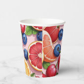 キュートフルーツテーマ紙カップ 紙コップ (右)