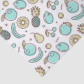 キュートフルーツパターン夏ラインスケッチ 薄葉紙 (詳細)