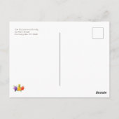 キュートフルーツ誕生日招待状 ポストカード (裏面)