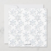 キュートフロステッドシュガークッキーエクスチェンジホリデー招待状 招待状 (裏面)