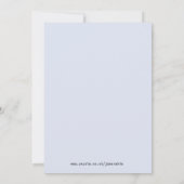 キュートフロッグパーティー招待状 招待状 (裏面)