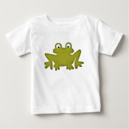 キュートフロッグベビーロンパー ベビーTシャツ