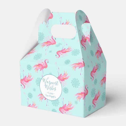 キュートフロリダクリスマスホリデーテーマ フェイバーボックス (正面サイド)