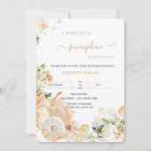 キュートフローラカボンプキンズウッド招待状 招待状 (正面)
