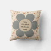 キュートフローラファームハウス初めてのクリスマス クッション (裏面)