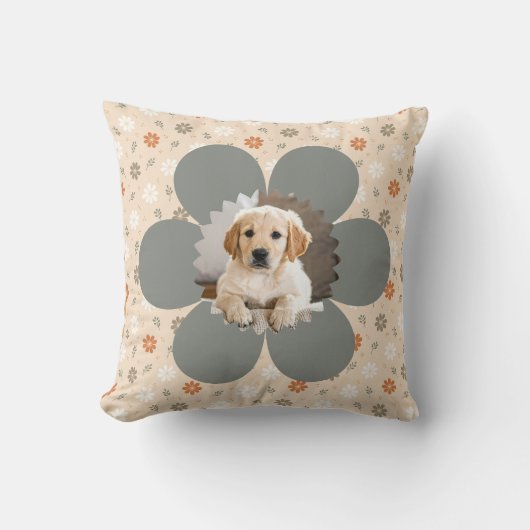 キュートフローラファームハウス初めてのクリスマス クッション (正面)