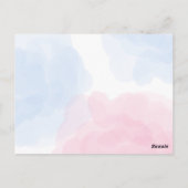 キュートフローラレインボー恐竜ハッピーバースデーパーティー ポストカード (裏面)