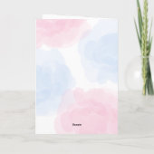 キュートフローラレインボー恐竜ハッピーバースデーパーティー 招待状 (裏面)