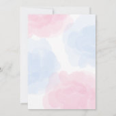 キュートフローラレインボー恐竜ハッピーバースデーパーティー 招待状 (裏面)