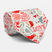 キュートフローラヴァレンティネスデザイン ネクタイ (ロール)