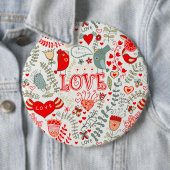 キュートフローラヴァレンティネスデザイン 缶バッジ (インサイチュ)