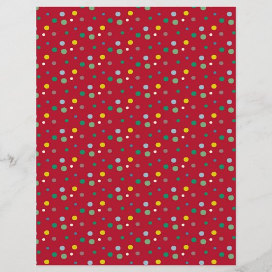 キュートフーオットホリデーズスクラップブック紙 (正面)