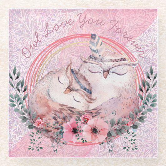 キュートフールズガラスコースター ガラスコースター (正面)