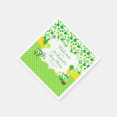 キュートフールズセントパトリックの日パーティー スタンダードカクテルナプキン (角)