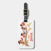 キュートフール新学期卒業 ラゲッジタグ (正面縦)