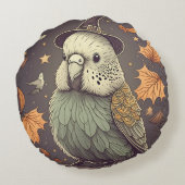 キュートブジウィッチハロウィーンラウンド装飾用クッション ラウンドクッション (裏面)