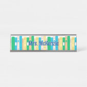 キュートブックス英語先生 デスクネームプレート (正面)