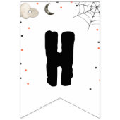 キュートブハロウィーン幽霊ボーイハッピーバースデー バンティングフラッグ (第2の旗)