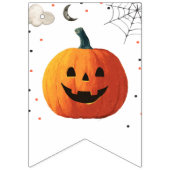 キュートブハロウィーン幽霊ボーイハッピーバースデー バンティングフラッグ (第1の旗)