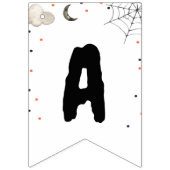 キュートブハロウィーン幽霊ボーイハッピーバースデー バンティングフラッグ (第3の旗)