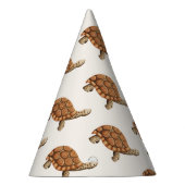 キュートブラウンカメ誕生日 パーティーハット (右)