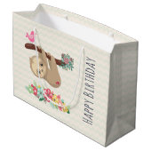 キュートブラウンスロスつるズの逆誕生日 ラージペーパーバッグ (裏面アングル)