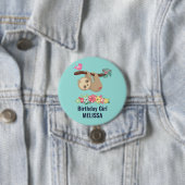 キュートブラウンスロスつるズの逆誕生日 缶バッジ (インサイチュ)