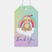 キュートブラウンスロスめい想ズ平和的 ギフトタグ (正面)