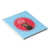 キュートブラウンラブラドールリトリーブドッグハッピーバースデー ノートパッド (アングル)