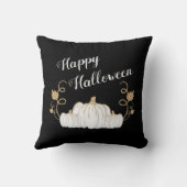 キュートブラックカボチャハッピーハローウィン クッション (裏面)