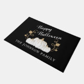 キュートブラックカボチャハッピーハローウィン ドアマット (アングル)