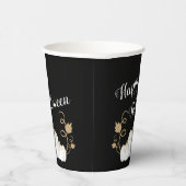 キュートブラックカボチャハッピーハローウィン 紙コップ (右)