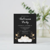 キュートブラックカボチャハローウィンパーティ ポストカード (スタンド正面)