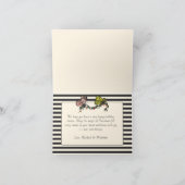 キュートブラックキメリーームコテージコーラスクリスマスホ シーズンカード (内部)