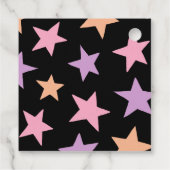 キュートブラックキャットパステルハロウィーン誕生日名 フェイバータグ (裏面)