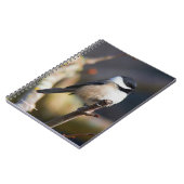 キュートブラックキャップ《鳥》アメリカゴガラオンブランチ ノートブック (左側)