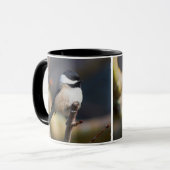 キュートブラックキャップ《鳥》アメリカゴガラオンブランチ マグカップ (正面左)