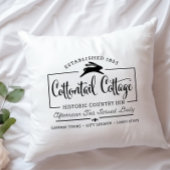 キュートブラックコットンテールコテージファームハウスイースター クッション