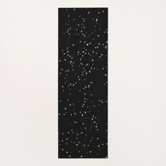 キュートブラックバニーとチャクラレインボーソウル ヨガマット (裏面)