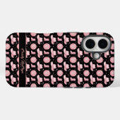 キュートブラックピパーソナライズされたッガーリーク女性のカーボーイ Case-Mate iPhoneケース (裏面 (横))