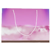 キュートブラックフェアリー誕生日 ラージペーパーバッグ (裏面)