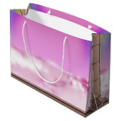 キュートブラックフェアリー誕生日 ラージペーパーバッグ (裏面アングル)