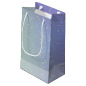 キュートブラックプリンセス誕生日 スモールペーパーバッグ (裏面アングル)