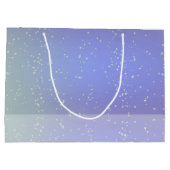 キュートブラックプリンセス誕生日 ラージペーパーバッグ (裏面)