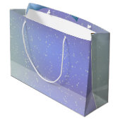 キュートブラックプリンセス誕生日 ラージペーパーバッグ (裏面アングル)