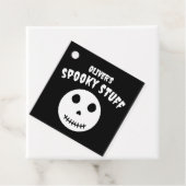キュートブラック不気味物キッズハロウィーンスカル フェイバータグ (インサイチュ)