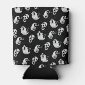 キュートブラック&ホワイト幽霊ハロウィーン 缶クーラー (裏面)