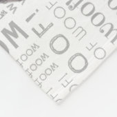 キュートブリードシェパードドッグクリスマスホリデー フリースブランケット (角)